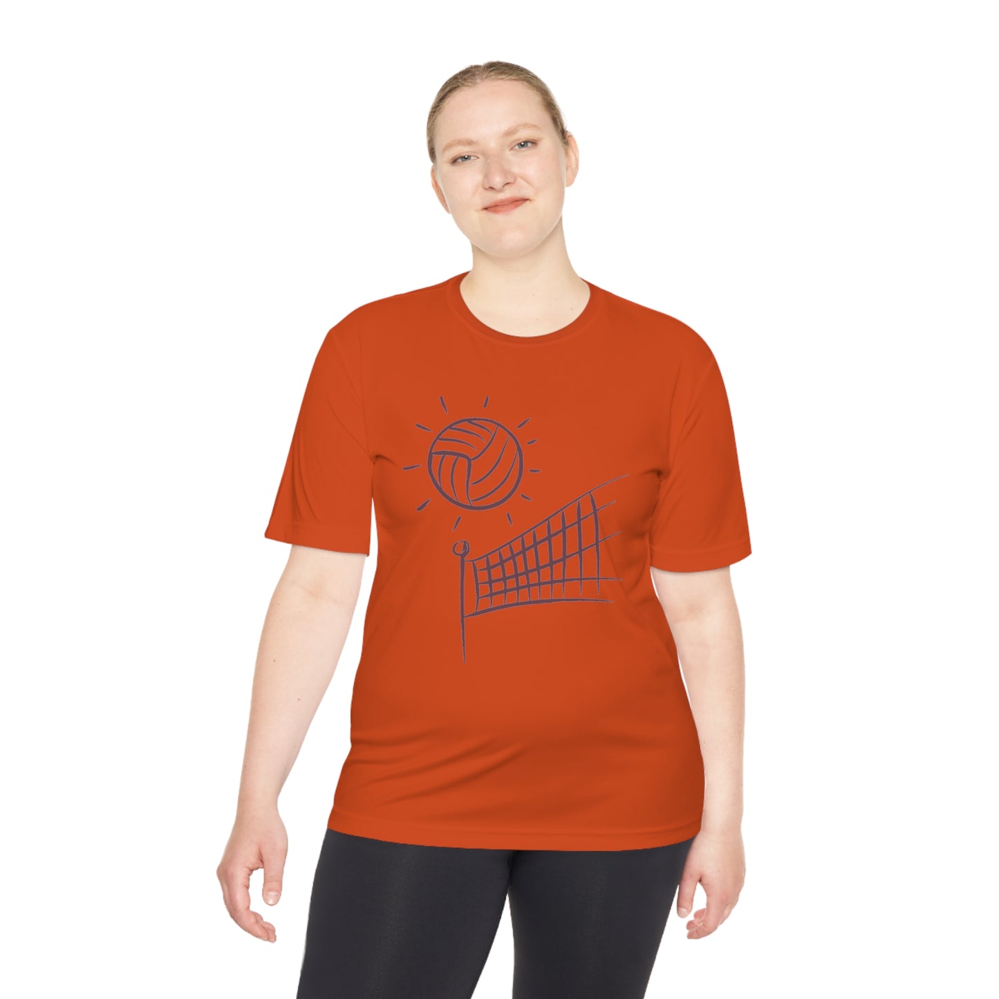 Moisture Wicking Tee: Volleyball #1