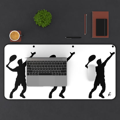 Desk Mat: Tennis White