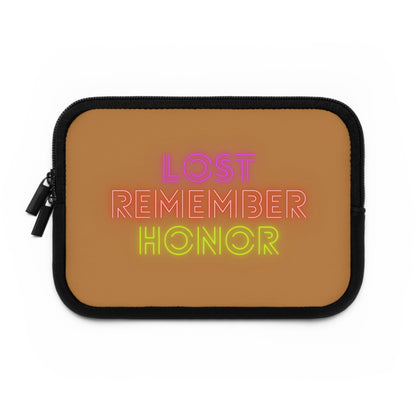 Laptop Sleeve: Lost Remember Honor Lite Brown