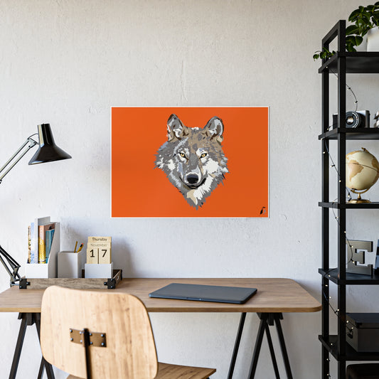 Gloss Posters: Wolves Orange