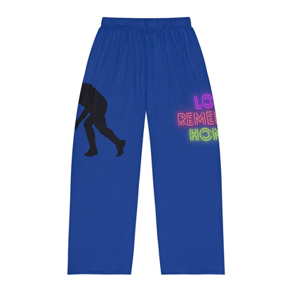 Men's Pajama Pants: Hockey Dark Blue