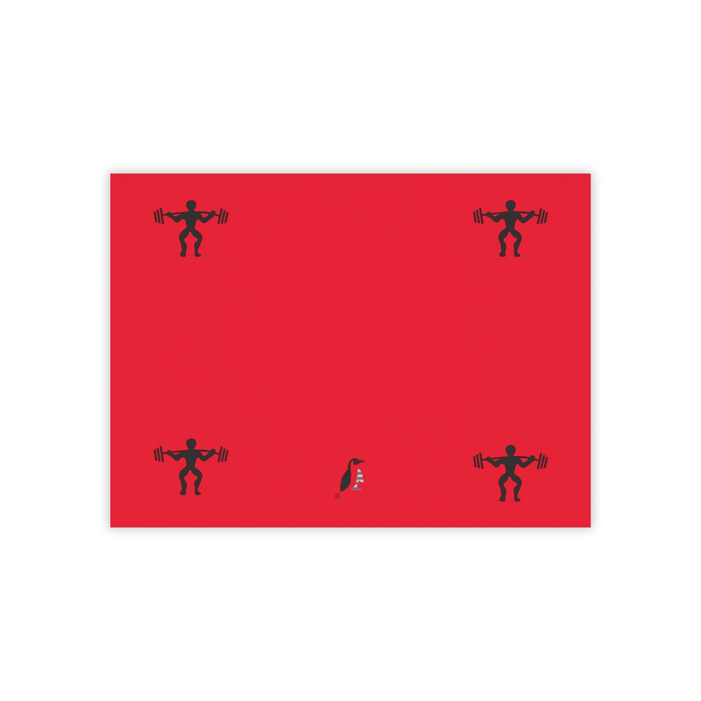 Post-it® Note Pads: Weightlifting Dark Red