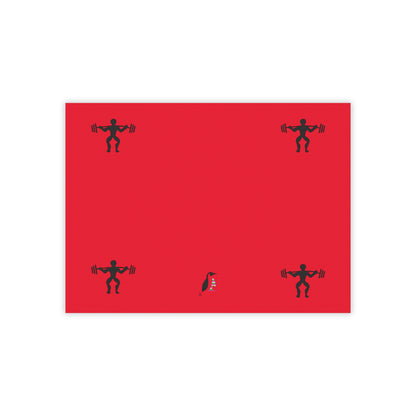 Post-it® Note Pads: Weightlifting Dark Red