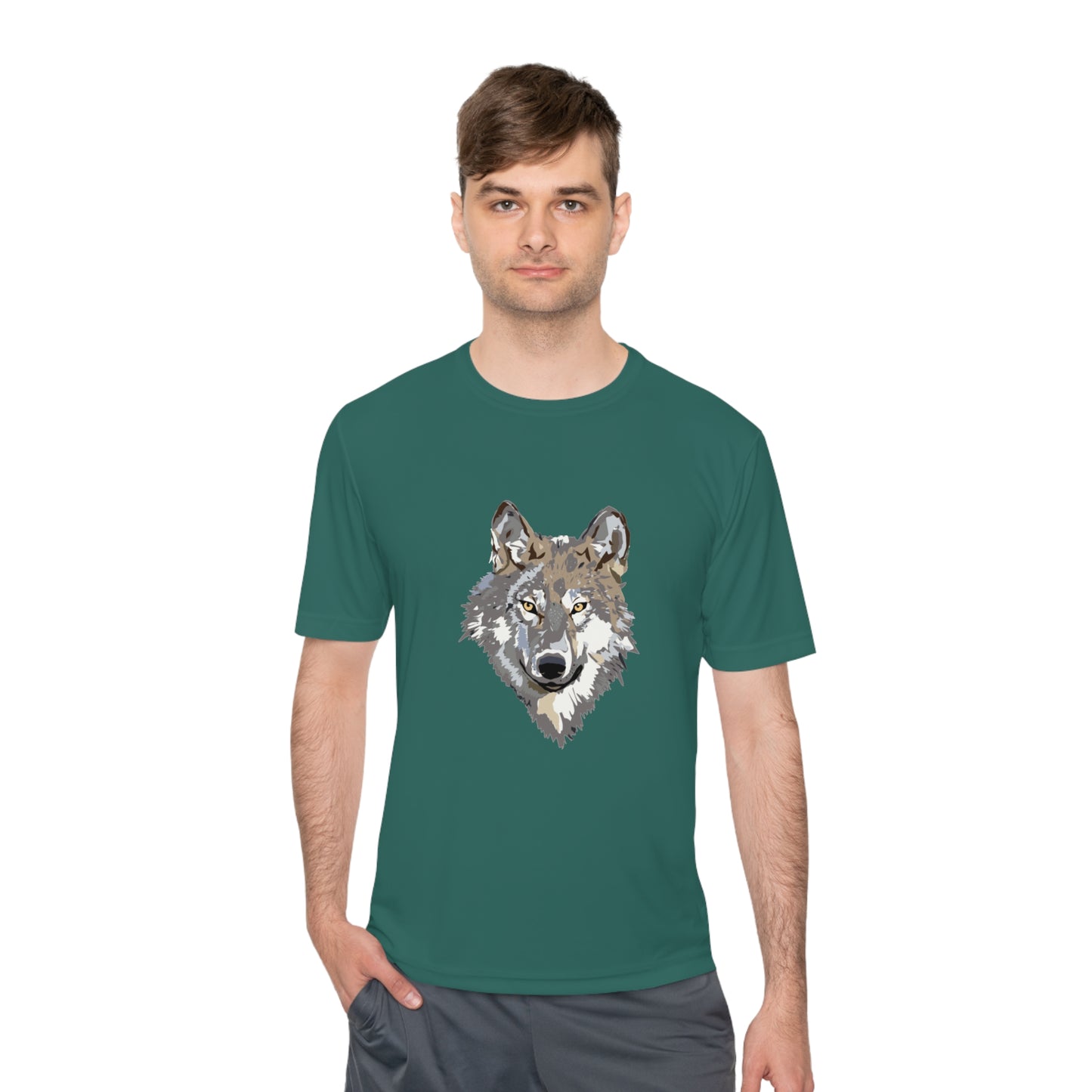 Moisture Wicking Tee: Wolves #2