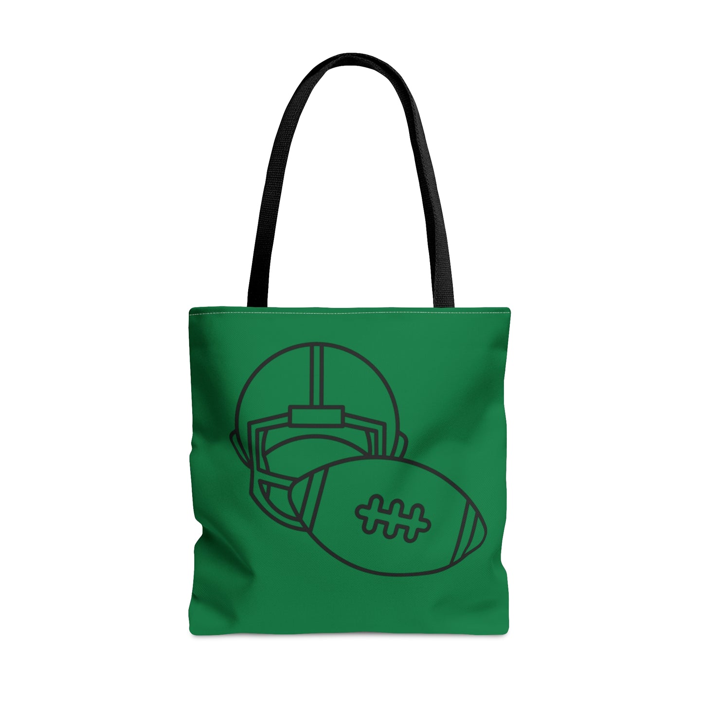 Tote Bag: Football Dark Green