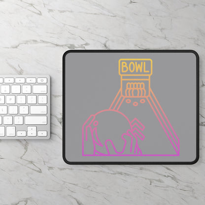 Gaming Mouse Pad: Bowling Grey