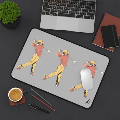 Desk Mat: Golf Lite Grey