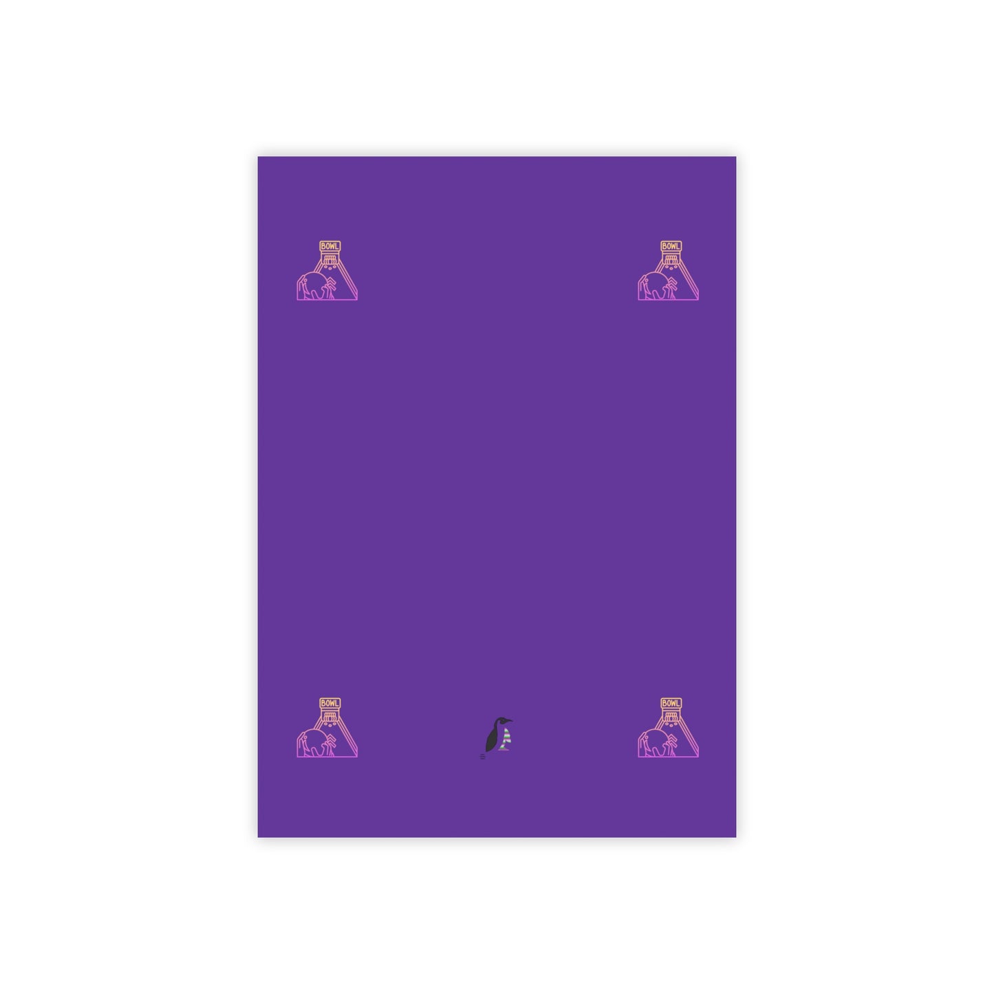 Post-it® Note Pads: Bowling Purple