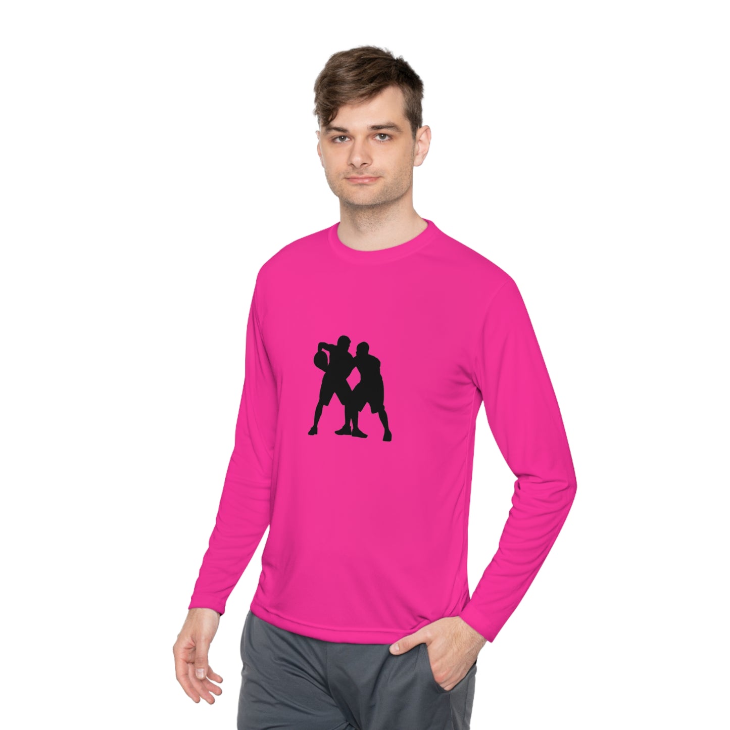 Lightweight Long Sleeve Tee: Basketball #2