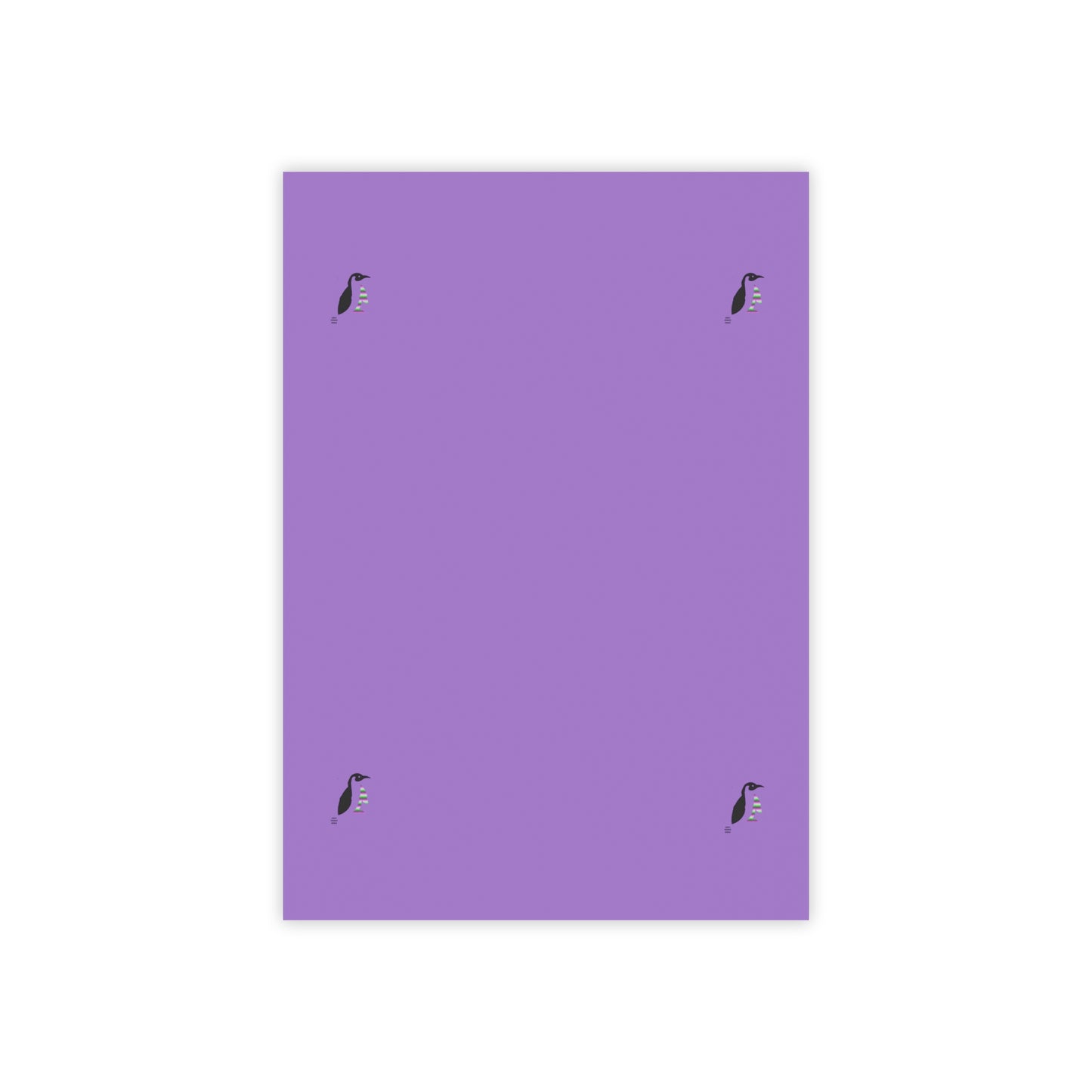 Post-it® Note Pads: Crazy Penguin World Logo Lite Purple