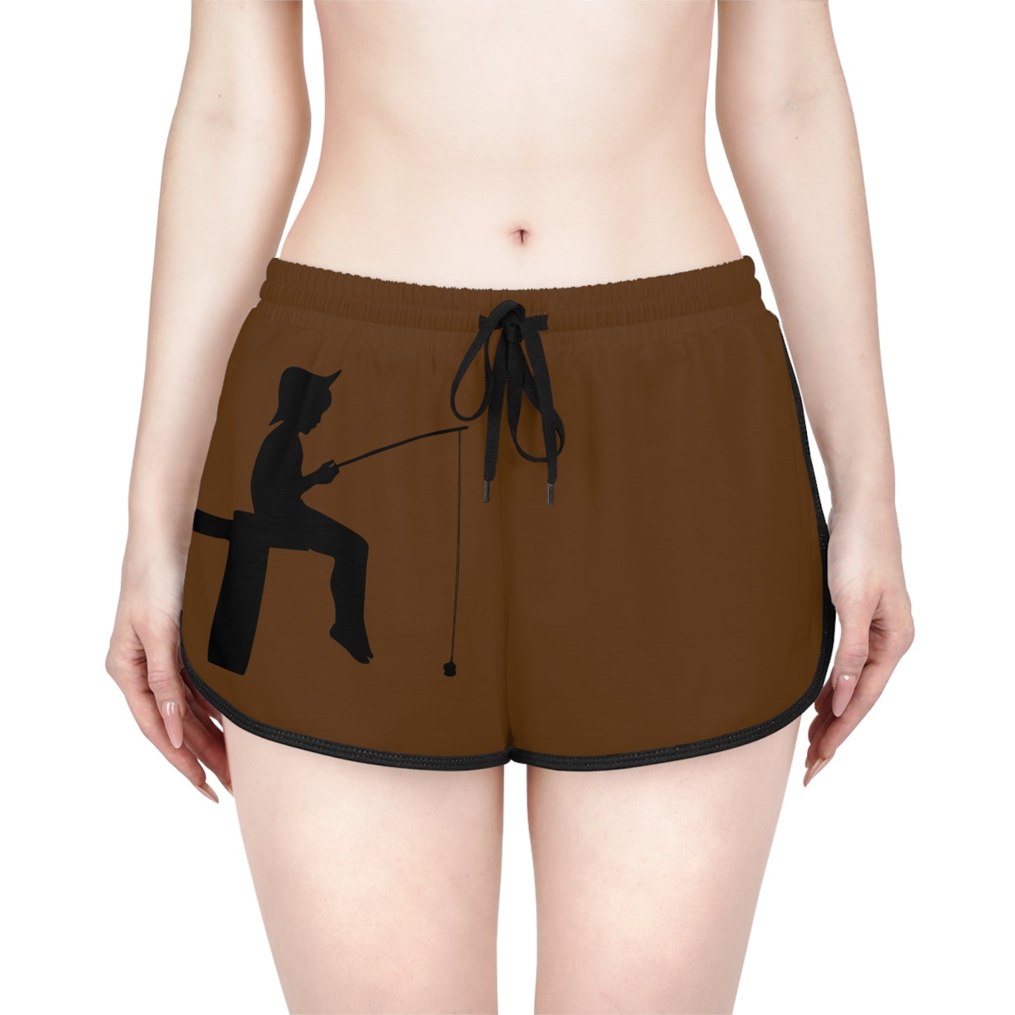 Women's Relaxed Shorts: Fishing Brown