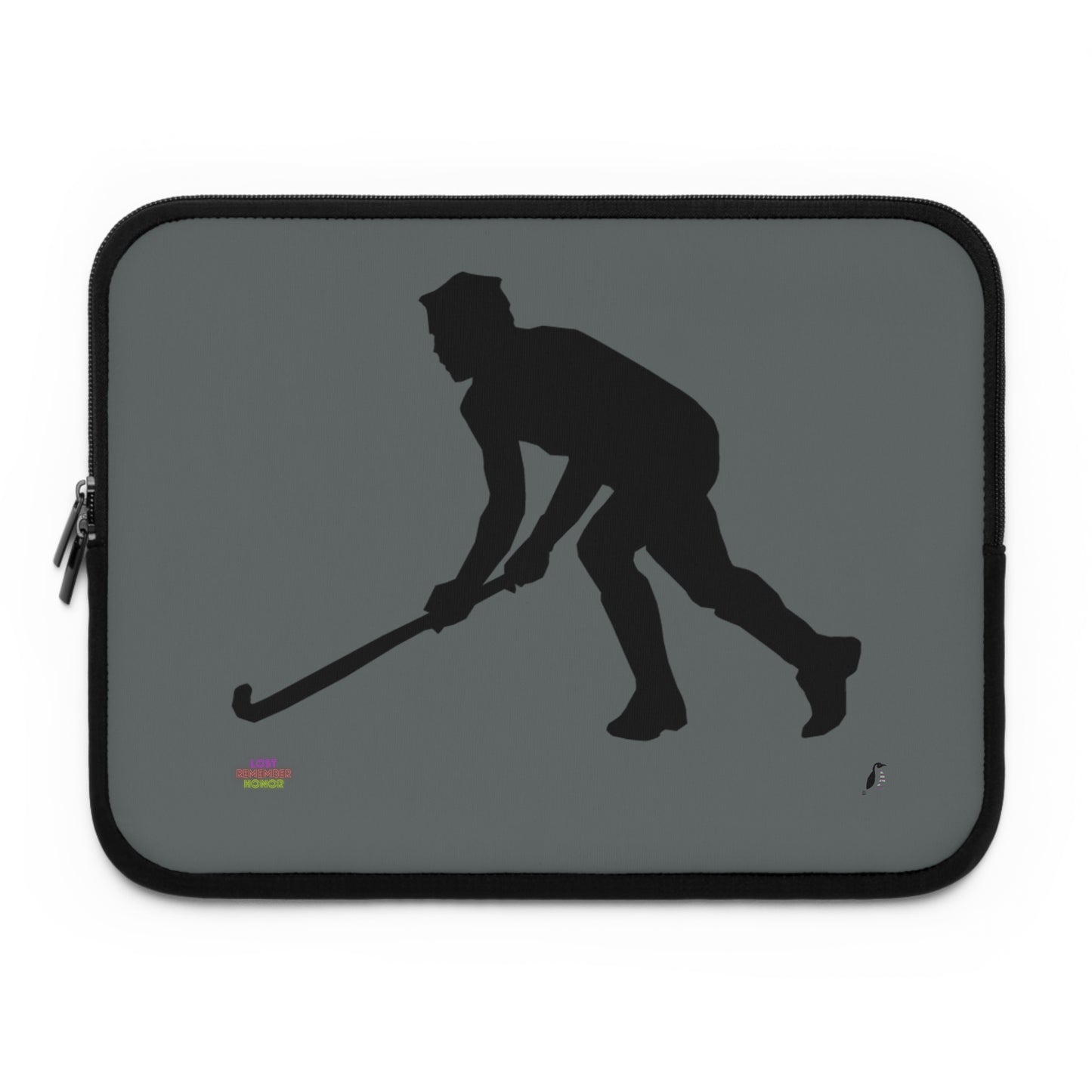 Laptop Sleeve: Hockey Dark Grey