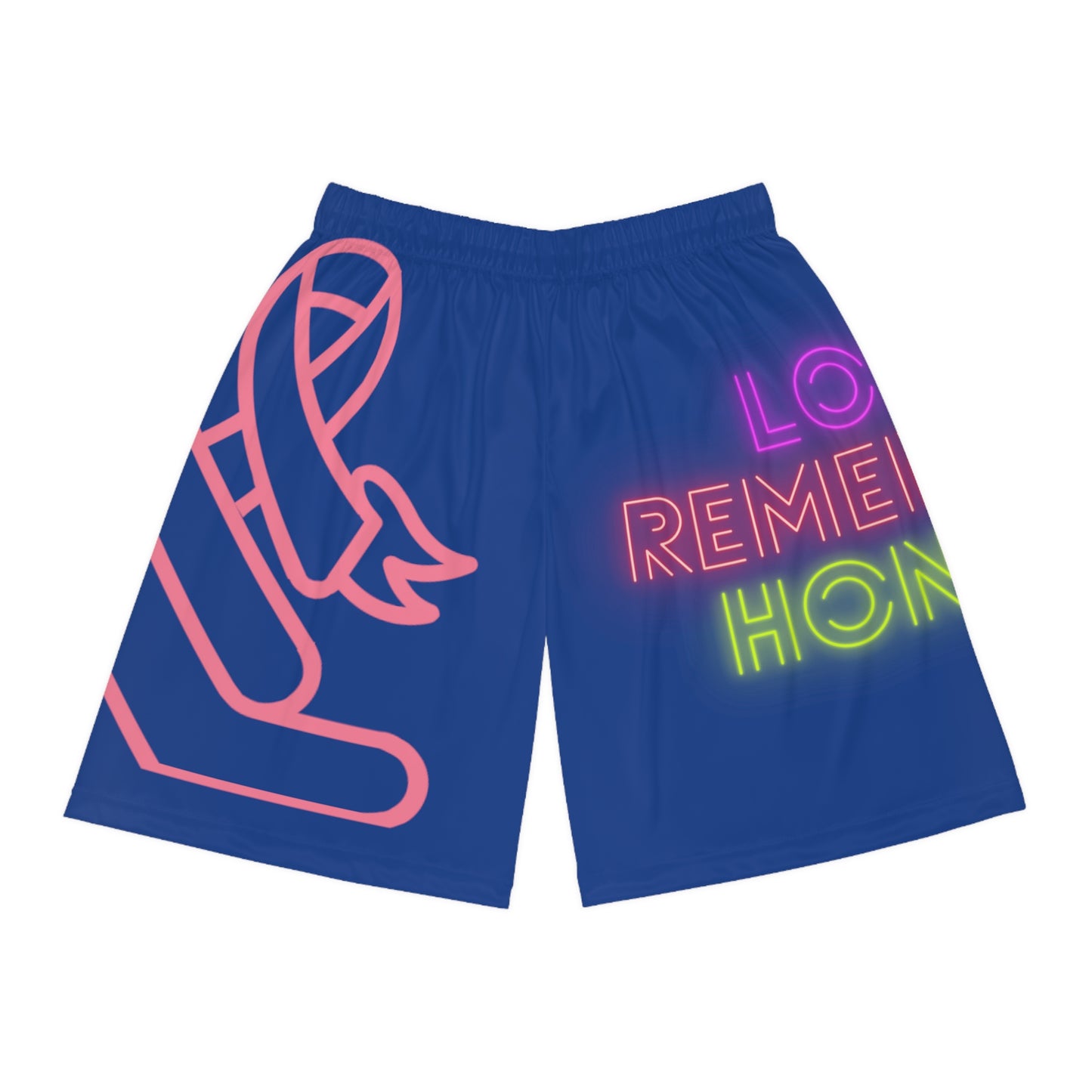 Basketball Shorts: Fight Cancer Dark Blue