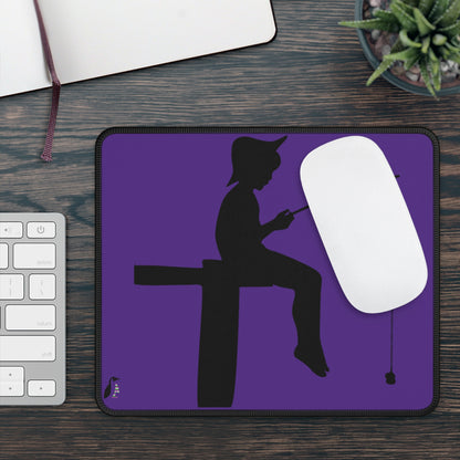 Gaming Mouse Pad: Fishing Purple