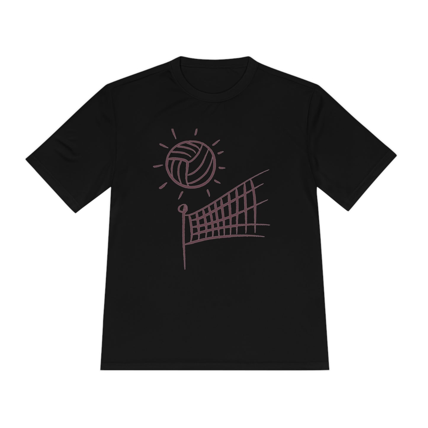 Moisture Wicking Tee: Volleyball #1