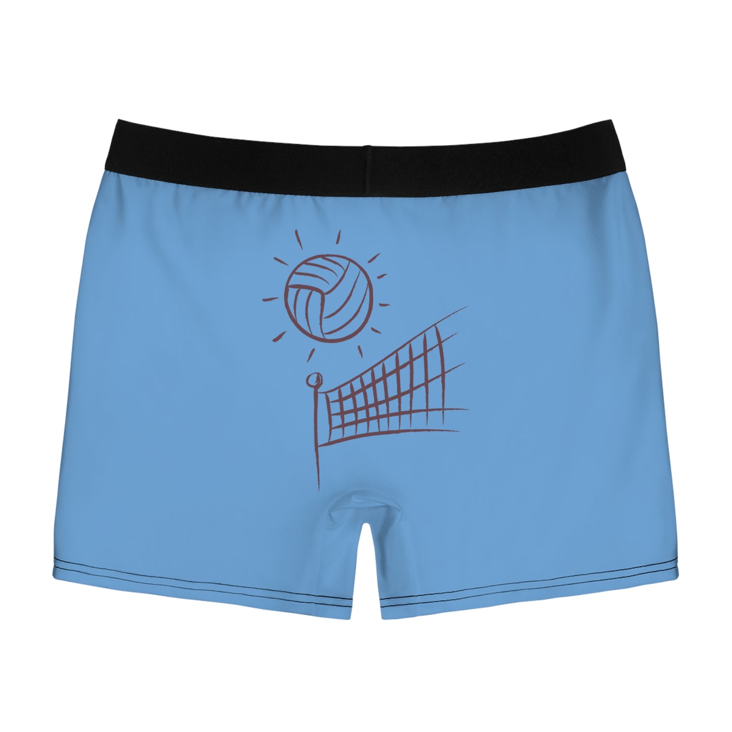 Men's Boxer Briefs: Volleyball Lite Blue