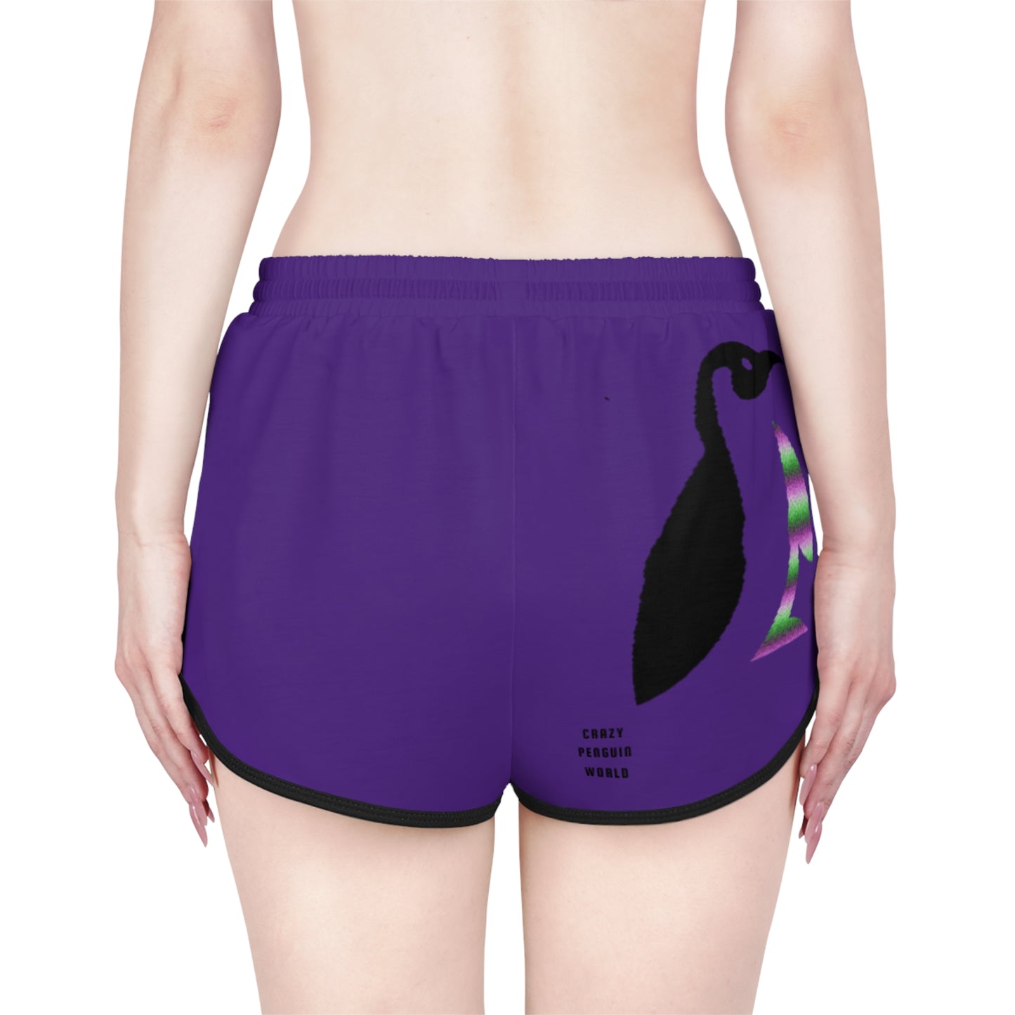 Women's Relaxed Shorts: Lost Remember Honor Purple