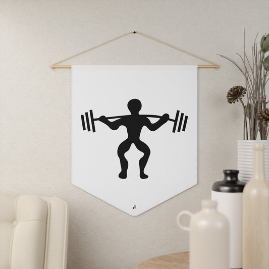 Pennant: Weightlifting White