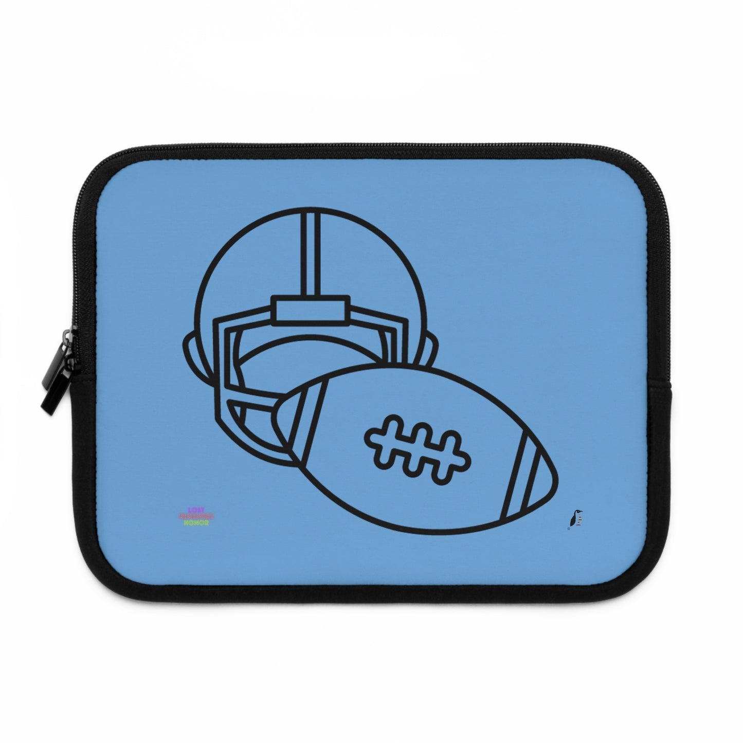 Laptop Sleeve: Football Lite Blue