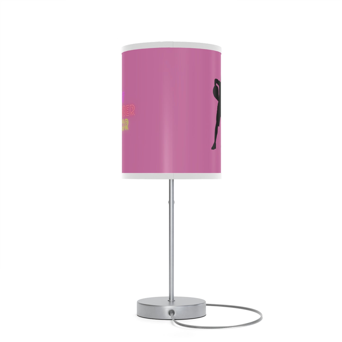 Lamp on a Stand, US|CA plug: Basketball Lite Pink