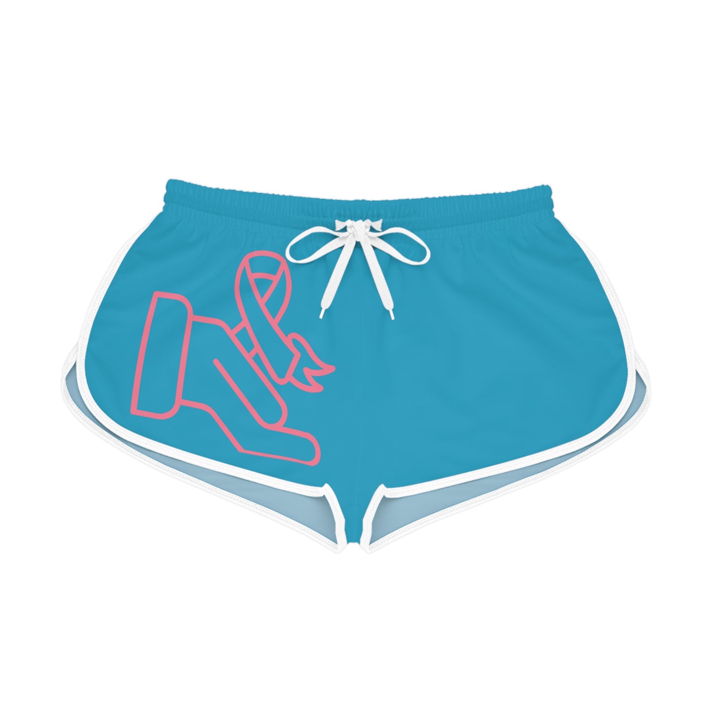 Women's Relaxed Shorts: Fight Cancer Turquoise