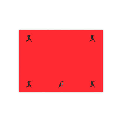 Post-it® Note Pads: Baseball Red