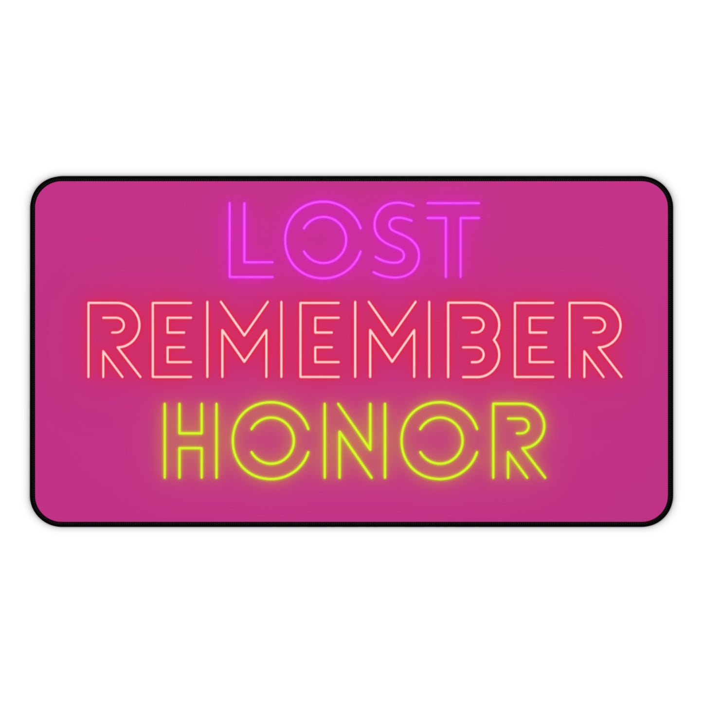 Desk Mat: Lost Remember Honor Pink