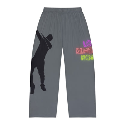 Men's Pajama Pants: Dance Dark Grey