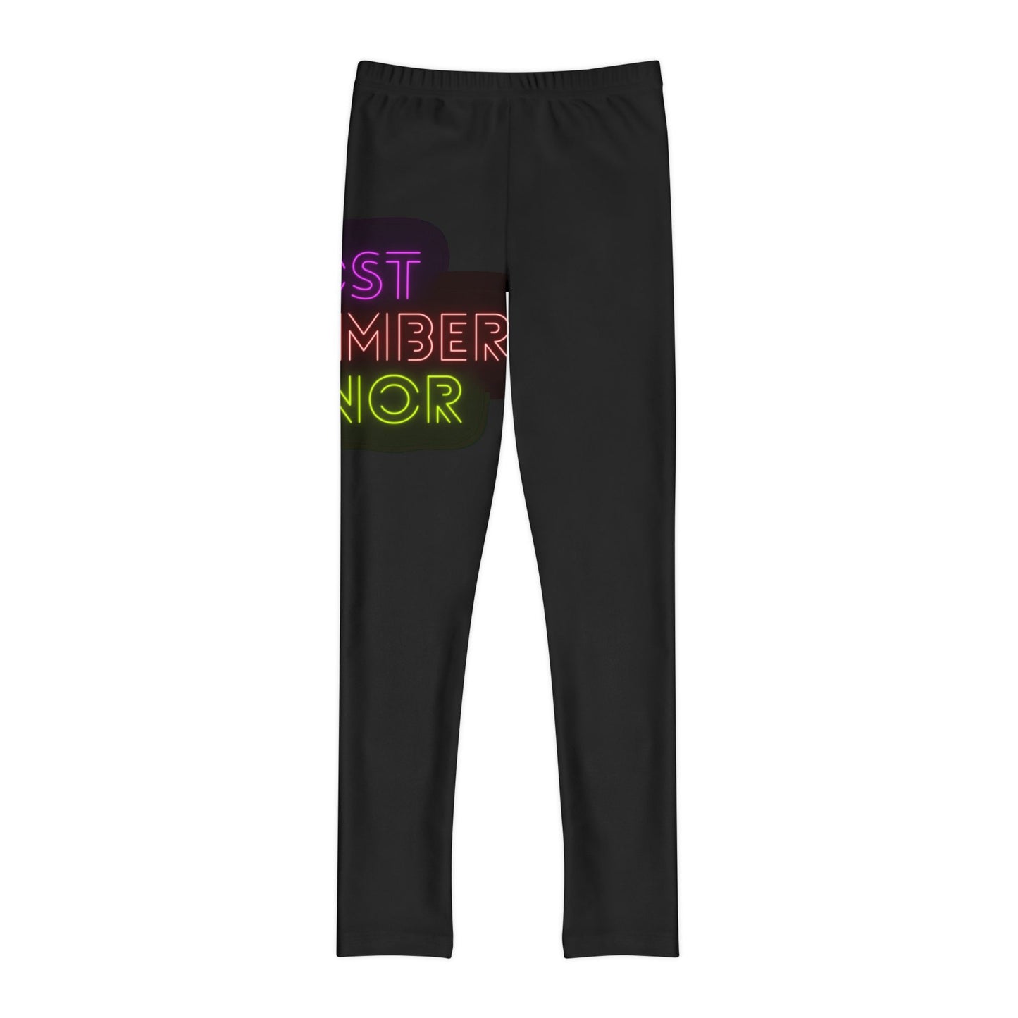 Youth Full-Length Leggings: Lost Remember Honor Black