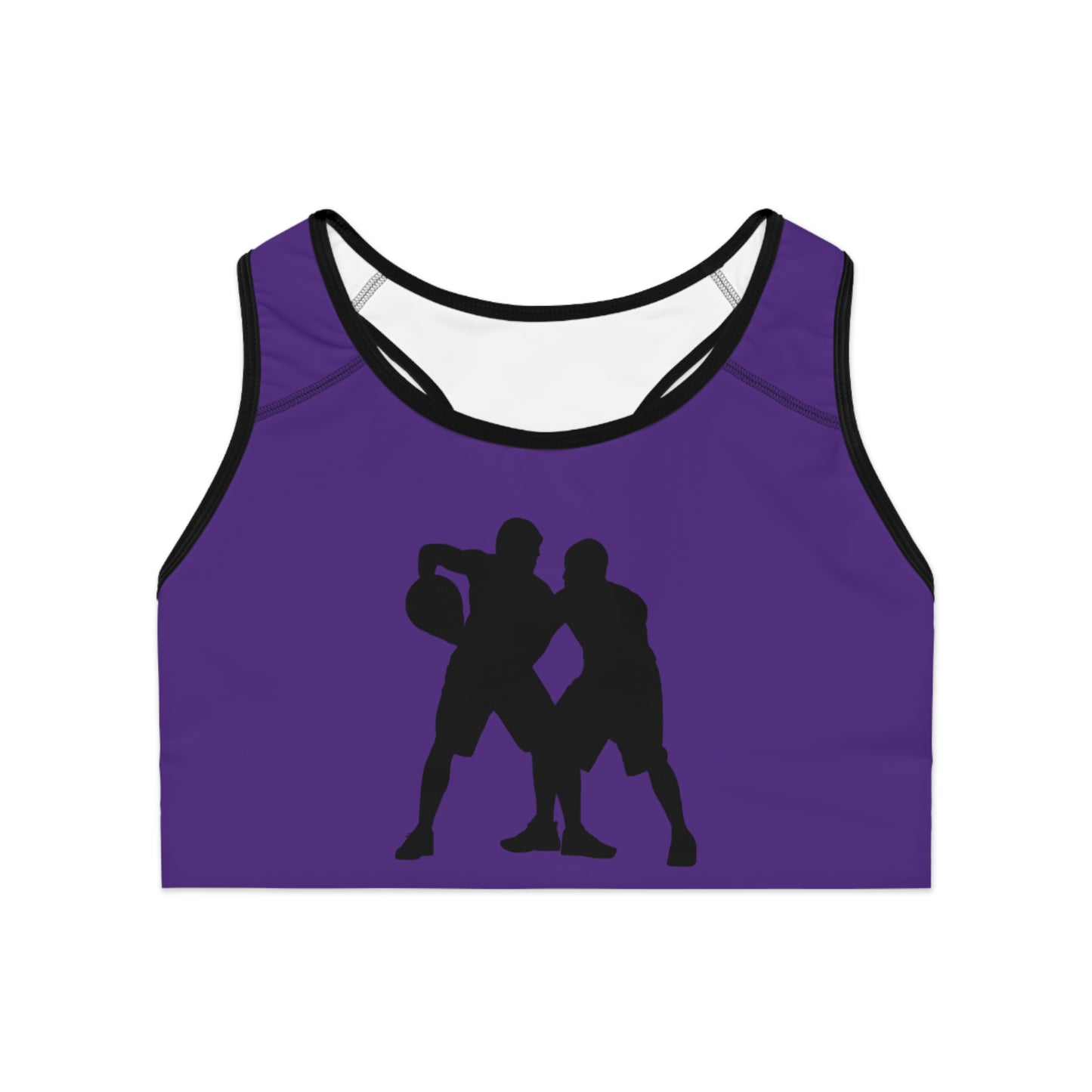 Sports Bra: Basketball Purple