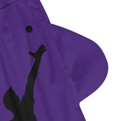 Basketball Rib Shorts: Tennis Purple