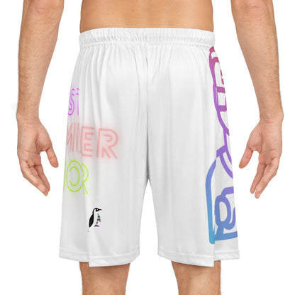 Basketball Shorts: Gaming White