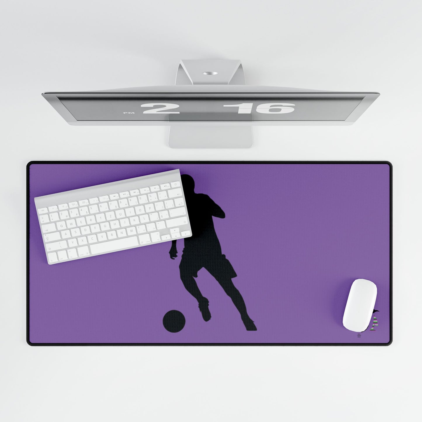 Desk Mats: Soccer Lite Purple