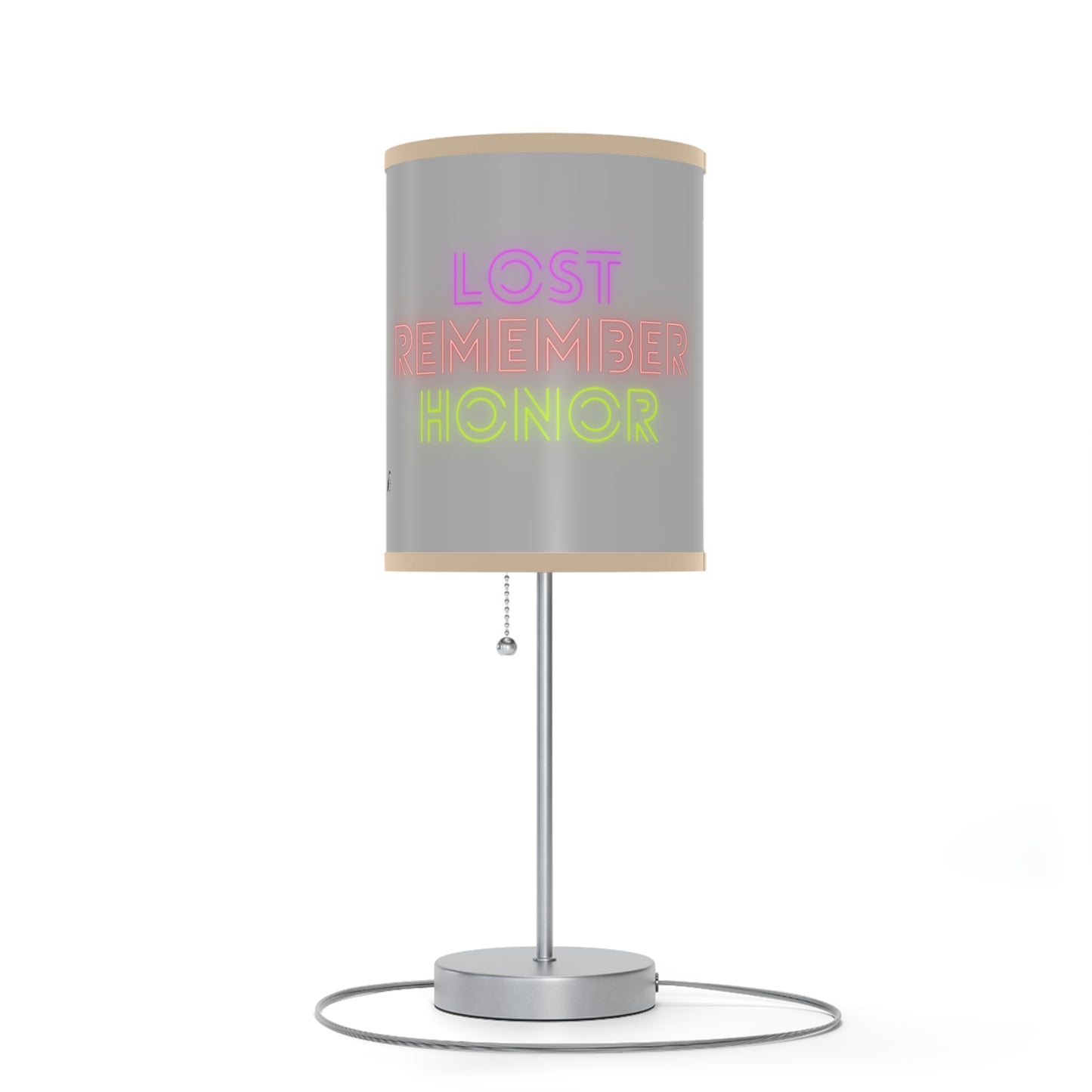 Lamp on a Stand, US|CA plug: Wrestling Lite Grey