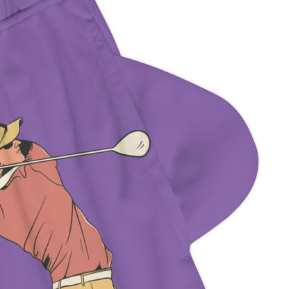 Basketball Rib Shorts: Golf Lite Purple