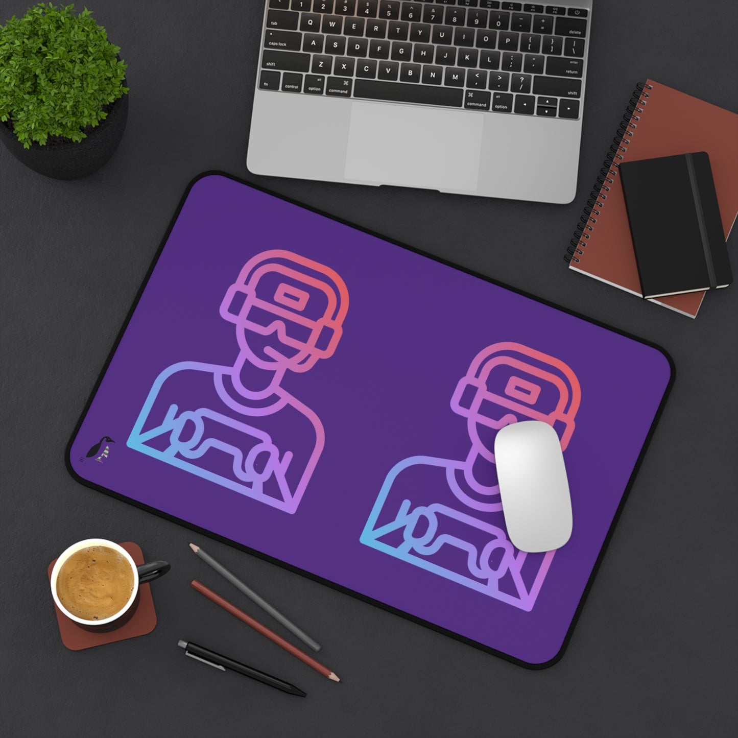 Desk Mat: Gaming Purple