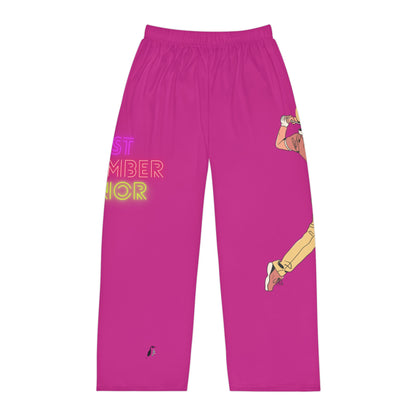 Men's Pajama Pants: Golf Pink