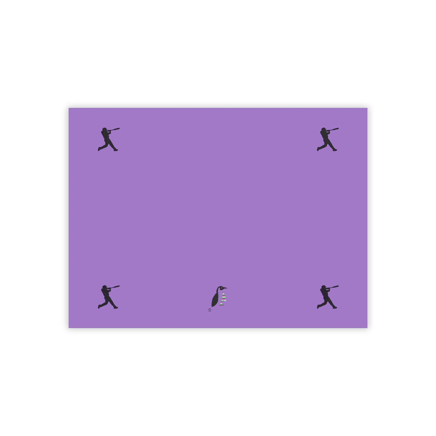 Post-it® Note Pads: Baseball Lite Purple