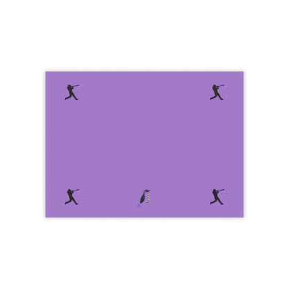 Post-it® Note Pads: Baseball Lite Purple