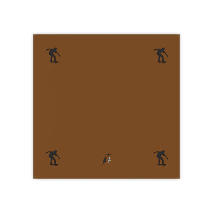 Post-it® Note Pads: Skateboarding Brown