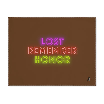 Placemat, 1pc: Lost Remember Honor Brown