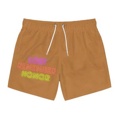 Swim Trunks: Lost Remember Honor Lite Brown