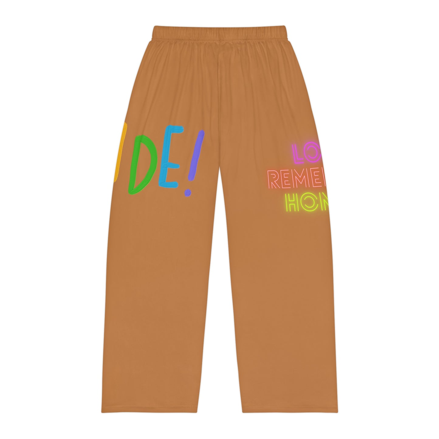 Men's Pajama Pants: LGBTQ Pride Lite Brown