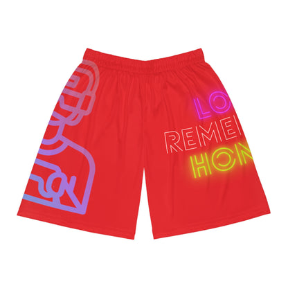 Basketball Shorts: Gaming Red