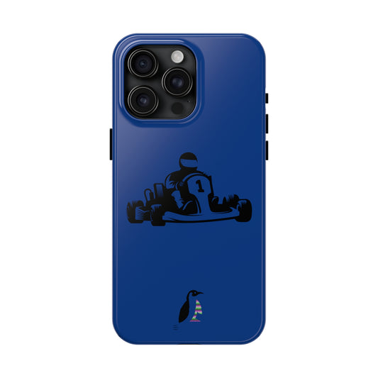 Tough Phone Cases (for iPhones): Racing Dark Blue