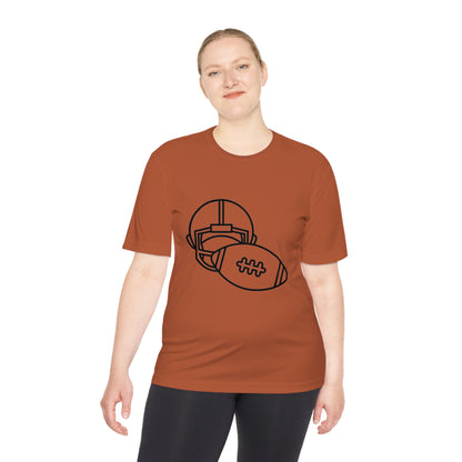 Moisture Wicking Tee: Football #1