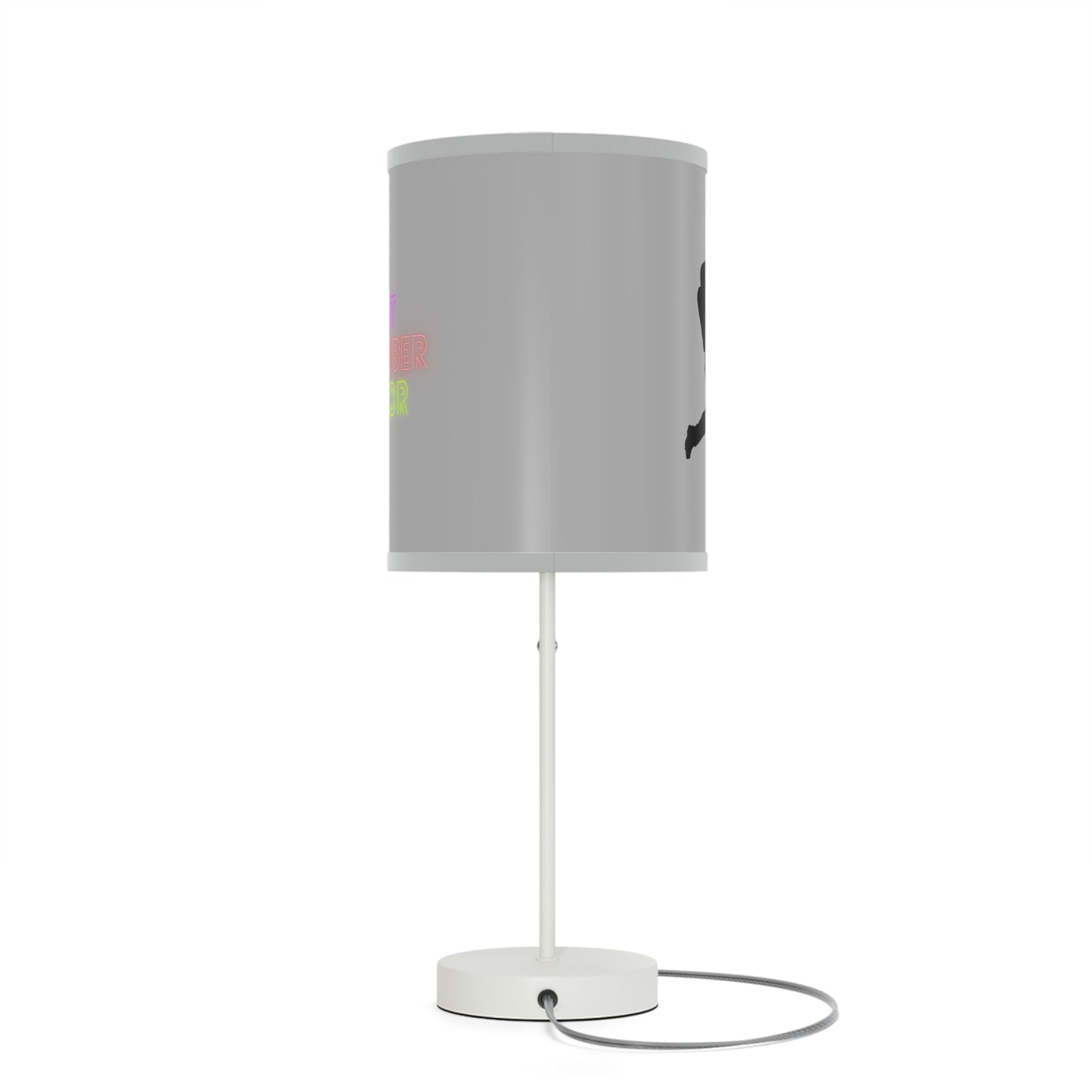 Lamp on a Stand, US|CA plug: Baseball Lite Grey