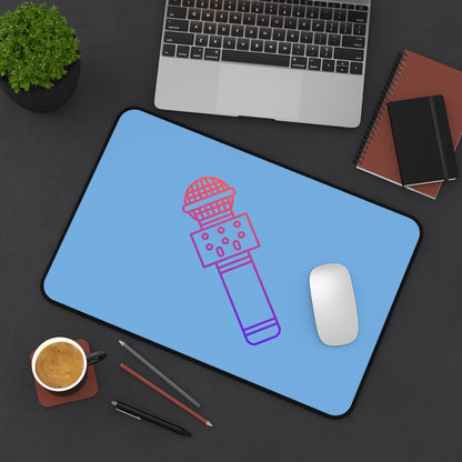 Desk Mat: Music Lite Blue