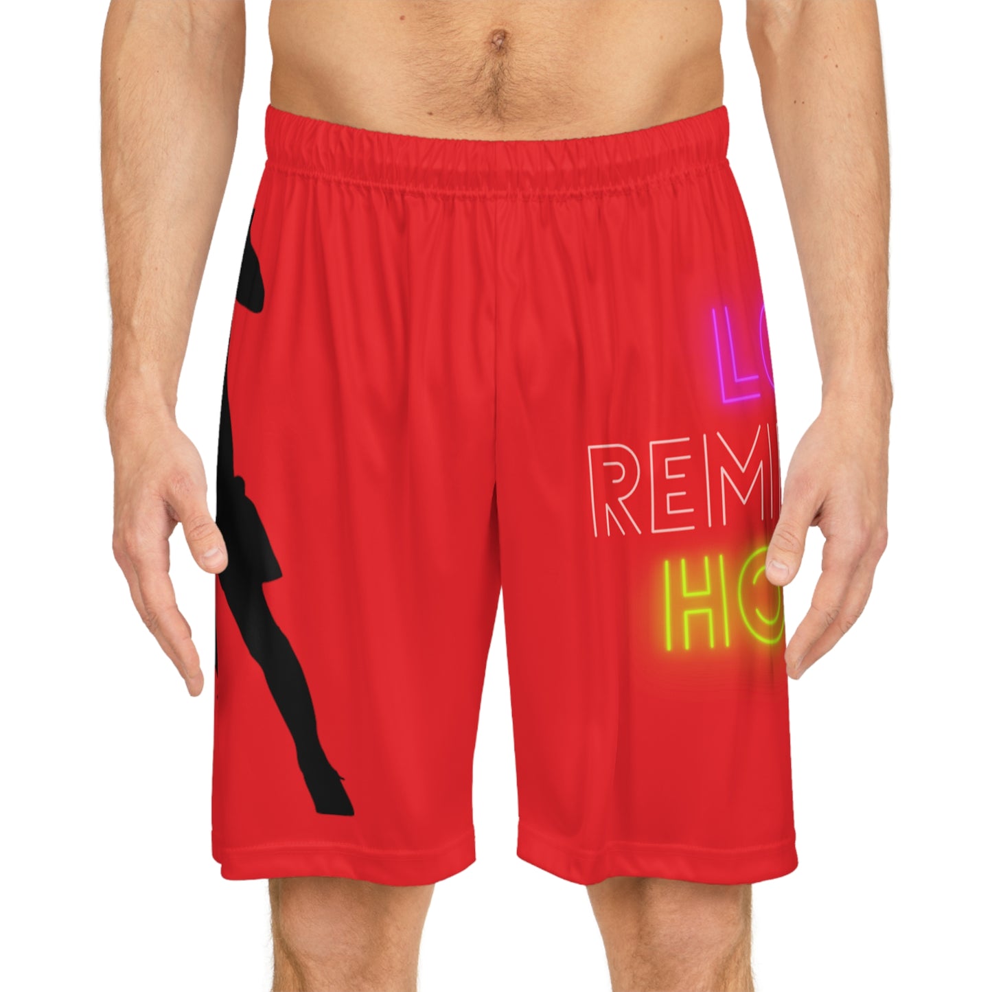 Basketball Shorts: Soccer Red