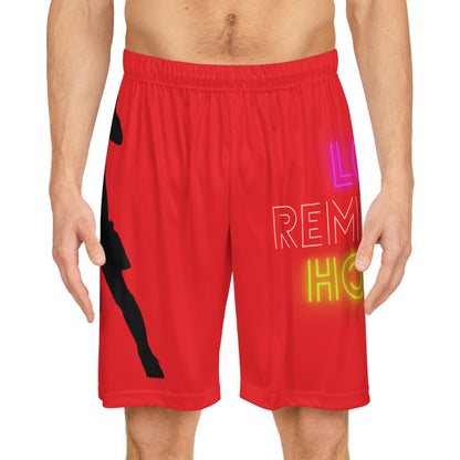 Basketball Shorts: Soccer Red